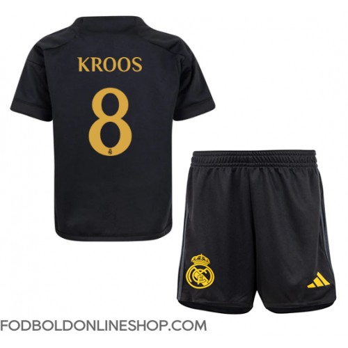 Real Madrid Toni Kroos #8 Tredje trøje Børn 2023-24 Kortærmet (+ Korte bukser)